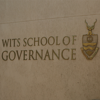 Wits Scoool of Governance signage