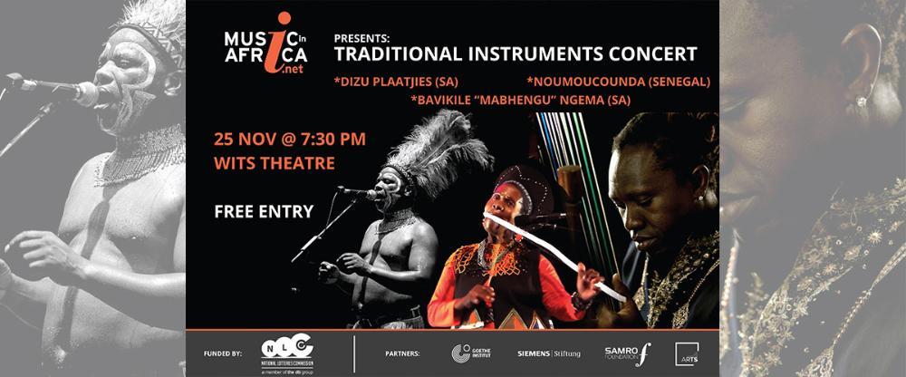 Traditional Instruments Concert at Wits Theatre