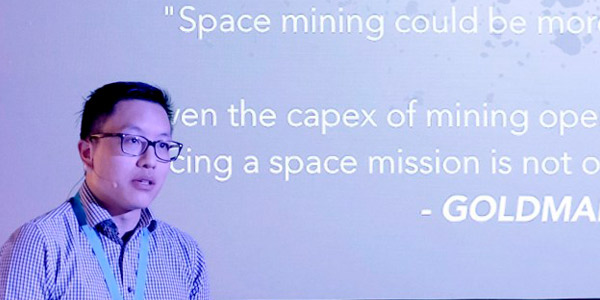 Jonathan Lun, Wits alumnus and winner of Singularity University's Global Impact Challenge.