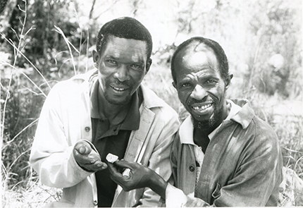 Stephen Motsumi and Nkwane Molefe 
