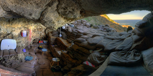 Blombos Cave entrance. Picture by Magnus Haaland.