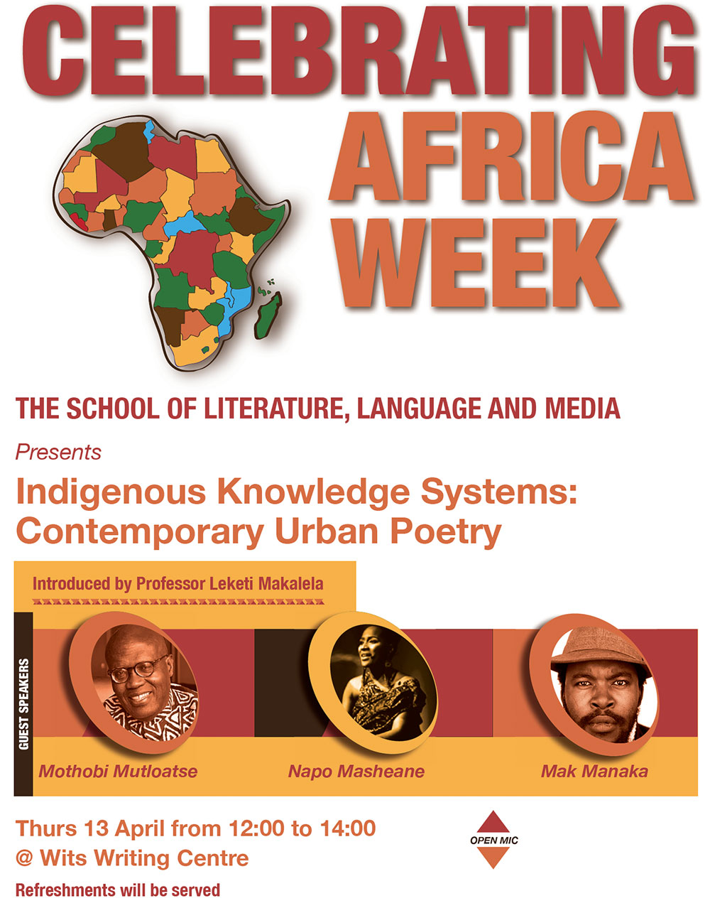 Africa Week Contemporary Urban Poetry
