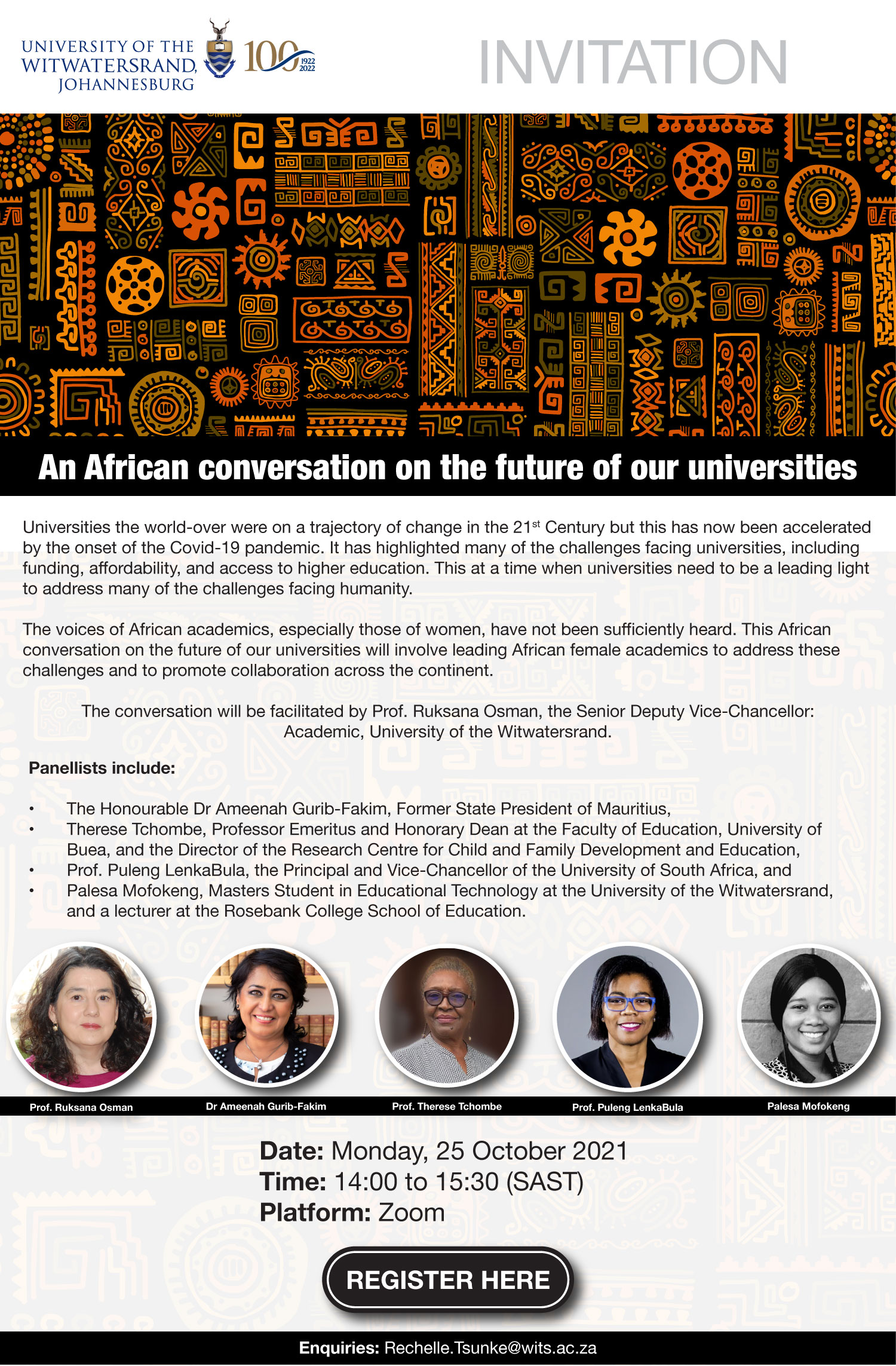 African conversation on the future of our universities