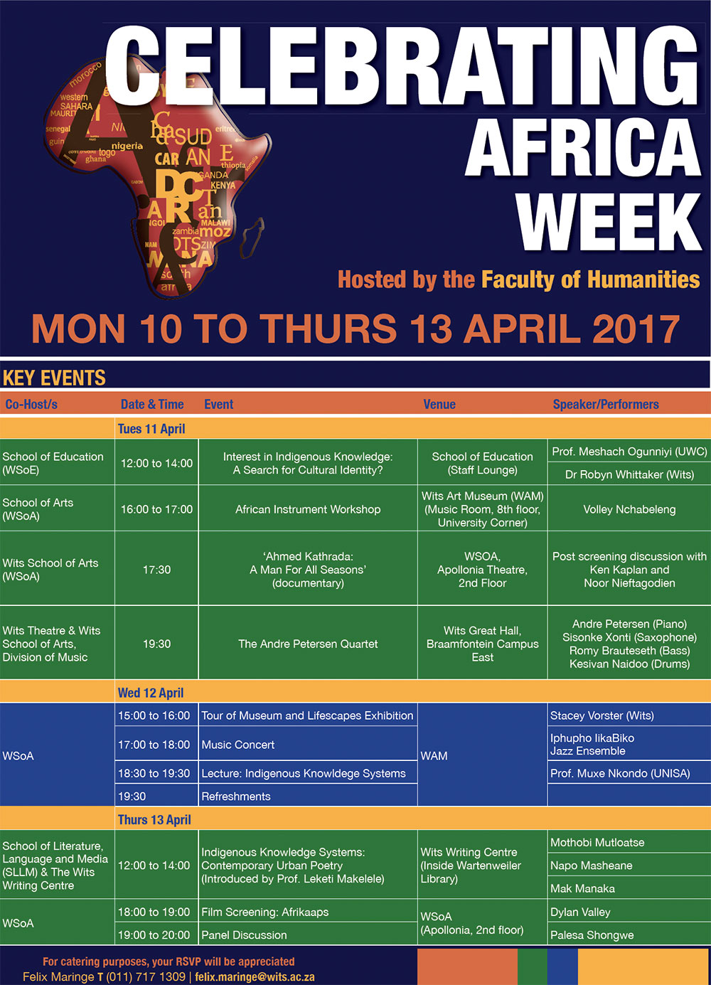 Africa Week hosted by the Faculty of Humanities
