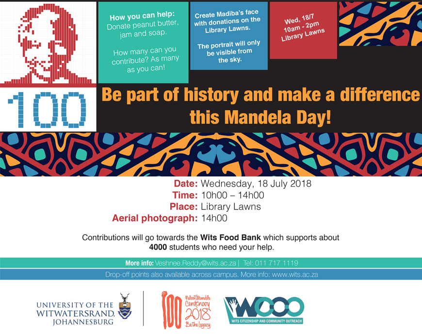 2018 Mandela Day at Wits University