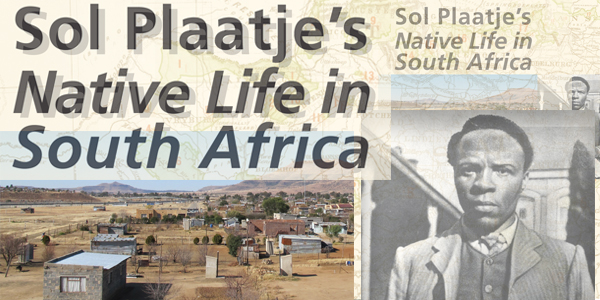 Book cover: Sol Plaatje’s Native Life in South Africa: Past and Present  