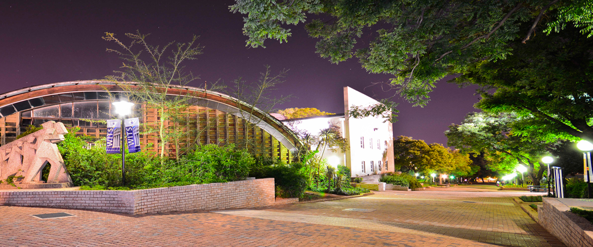 CLM precinct at night