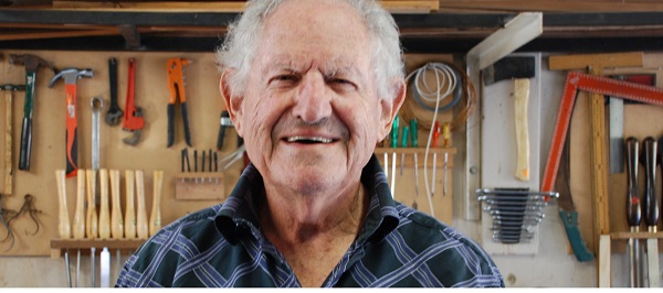 Dr Sidney Hirschowitz in his workshop
