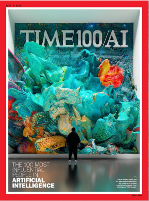 TIME100 AI 2025 cover, published on 8 September 2025.