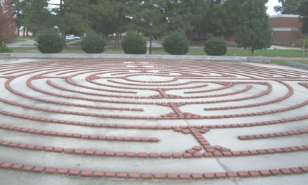Labyrinth at Eastern State Hospital in Williamsburg, VA (USA)