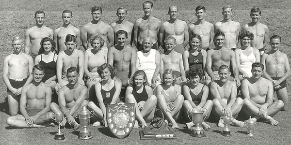 Swimming team 1948-1949