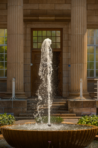 William Cullen library fountain