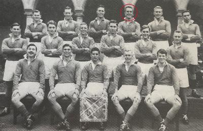 Wits First XV 1954: (L-R) Back row: D Wilkinson, F Lucas, E Abdinor, J Chalsty, I Cumming and M Lowenthal; Middle row: H Lyell, L Kaminer, J Meintjies, E Zar, J Kaminer and T Espach; Front row: B Rosenberg, T Lombard, F Herbst (captain), C Ulyate and B Powell. Pic Jonty Winch's Wits Sport 