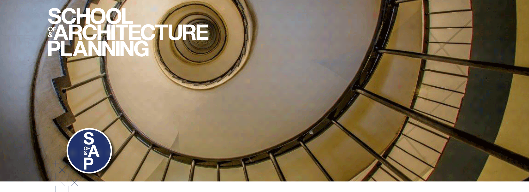 Spiral staircase in John Moffat Building