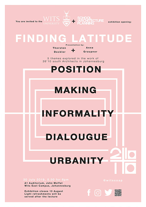 Exhibition poster Finding Latitude