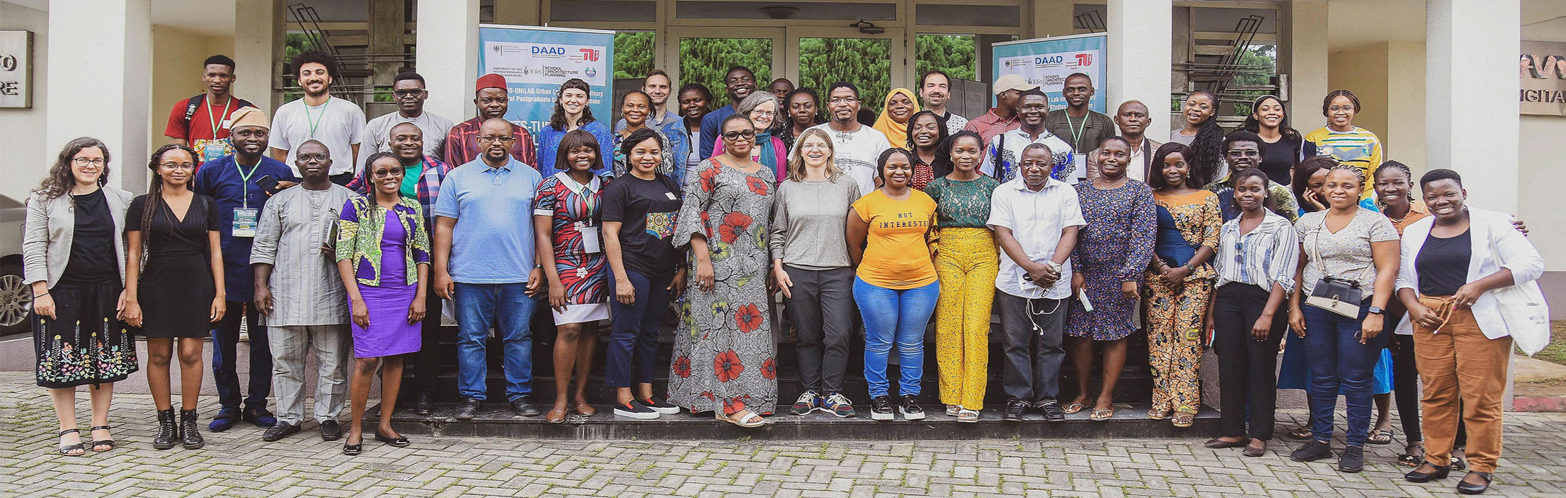 Participants at the TUB Urban Lab summer school in Lagos