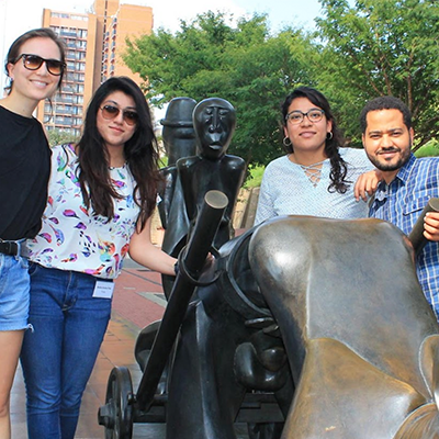 Summer school tour of Johannesburg