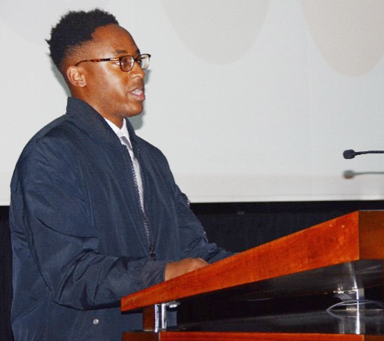 Undergraduate student as one of the winners during the 43rd SATC