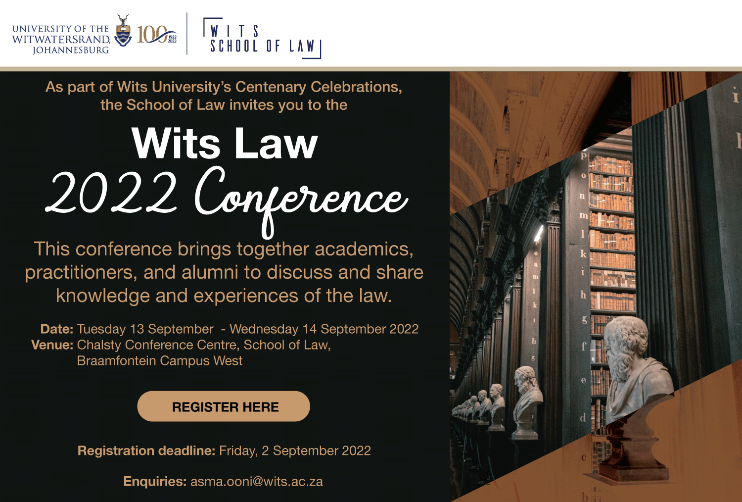 Wits Law 2022 Invitation