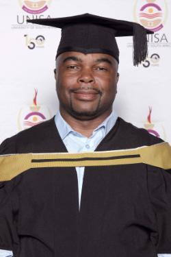 Nkosinathi at his graduation