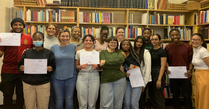 Group of students at Portuguese Language Centre