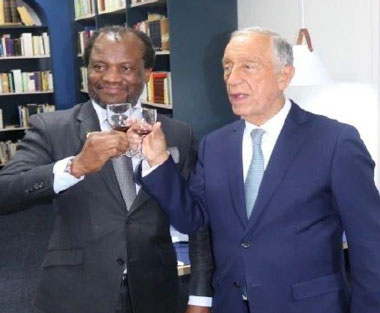 Wits Vice-Chancellor and the President of Portugal Marcelo De Sousa Ribeiro