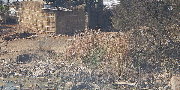 Informal settlement north of Johannesburg