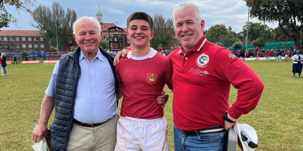 Three Generations of 1st XV Fabers