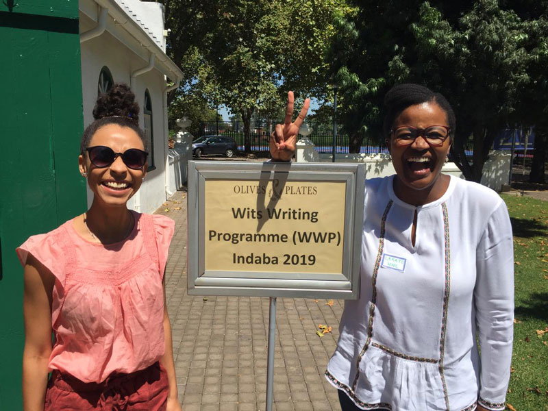 Writing Fellows, Ms Zoe Neocosmos and Ms Lerato Mlahleki
