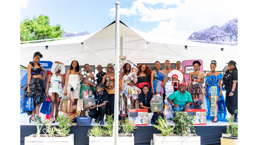 From Trash to Treasure - Students showcased creative outfits during Environmental Sustainability Week