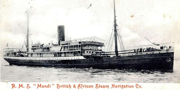 The SS Mendi. © John Gribble Collection