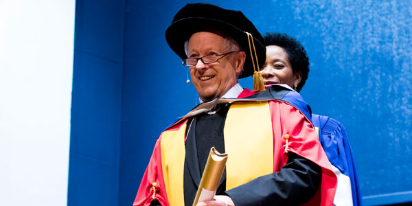 Professor George Ellis receives honorary doctorate from WIts Professor George Ellis receives honorary doctorate from WIts