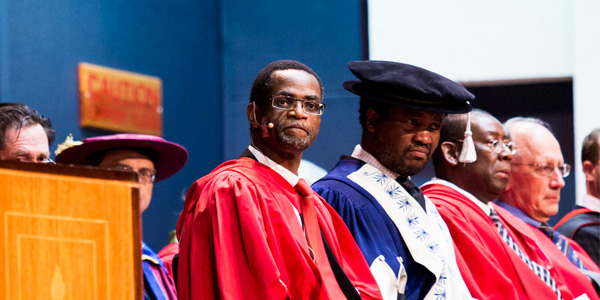 Professor Cuthbert Musingwini at the Faculty of Engineering and the Built Environment graduation ceremony Professor Cuthbert Musingwini at the Faculty of Engineering and the Built Environment graduation ceremony