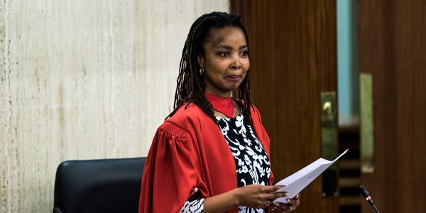 Professor Pumla Gqola delivers her inaugural lecture