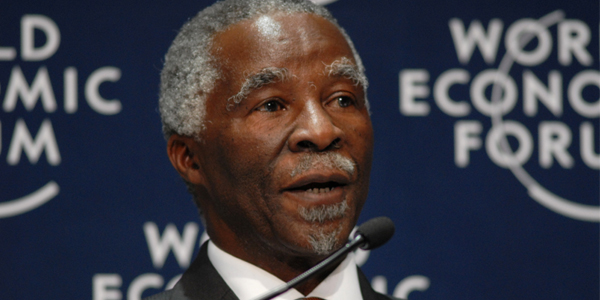 Former president Thabo Mbeki