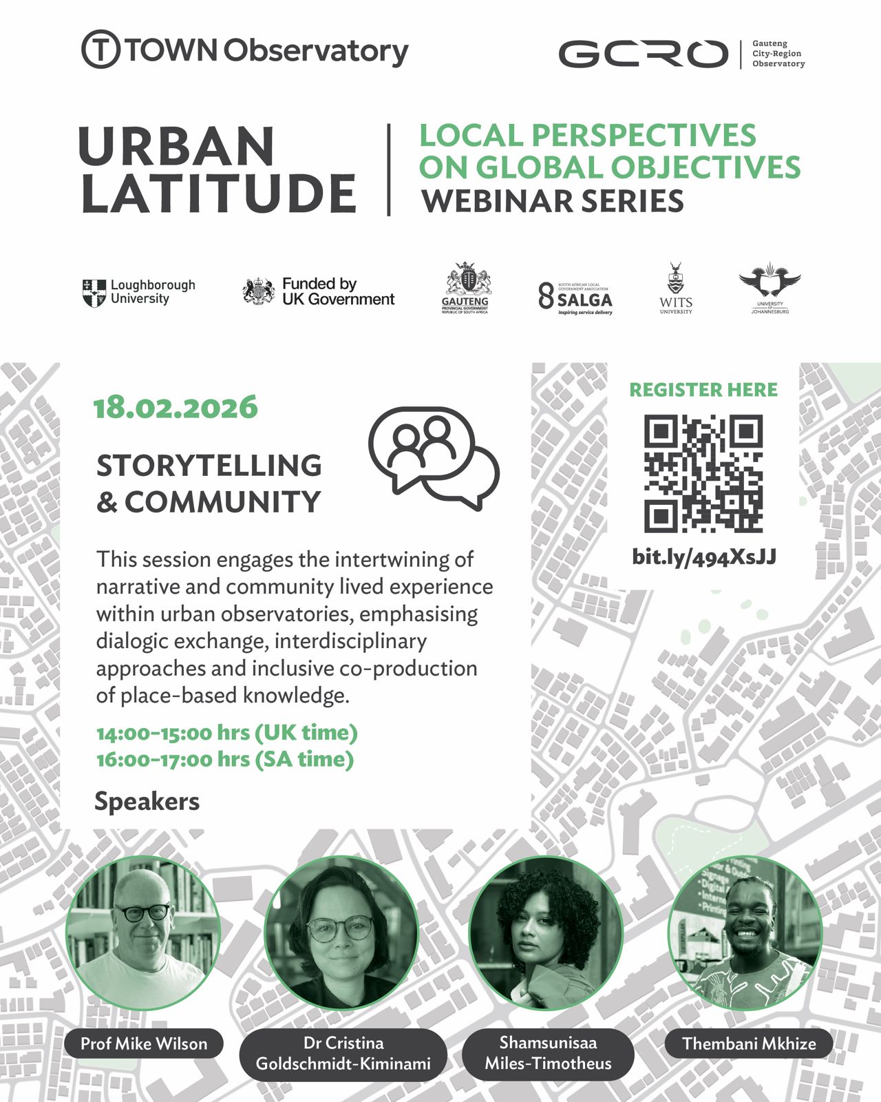 Urban Latitudes Webinar Series (Storytelling & Community) Urban Latitudes Webinar Series (Storytelling & Community)