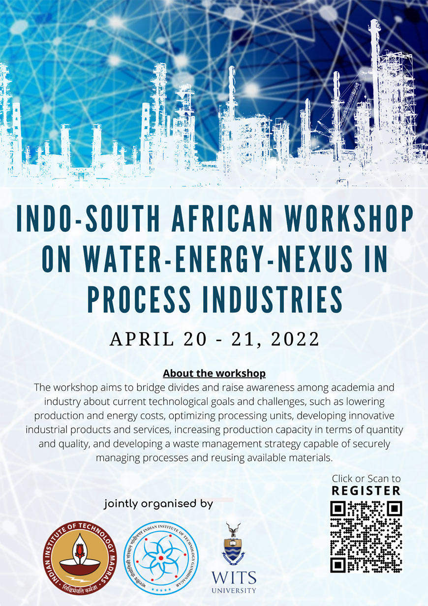 Indo-South African Workshop on water-energy-nexus in process industries