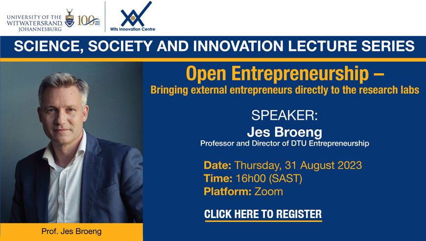 Professor Jes Broeng will deliver the Science, Society and Innovation Lecture in August 2023