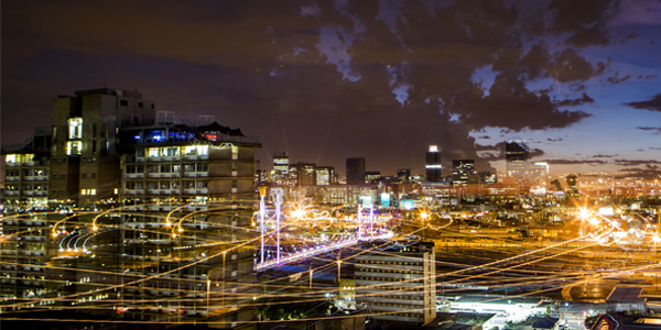 Johannesburg at night