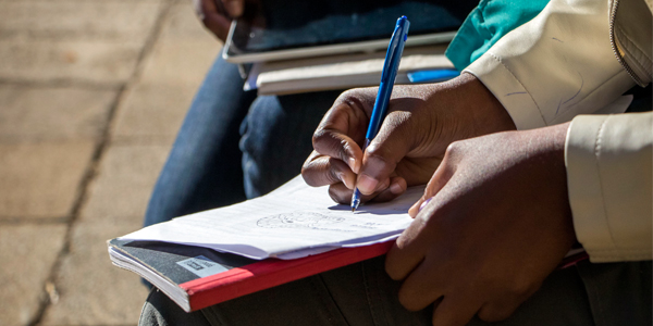 Students studying at Wits