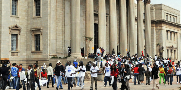 Students on the Piazza