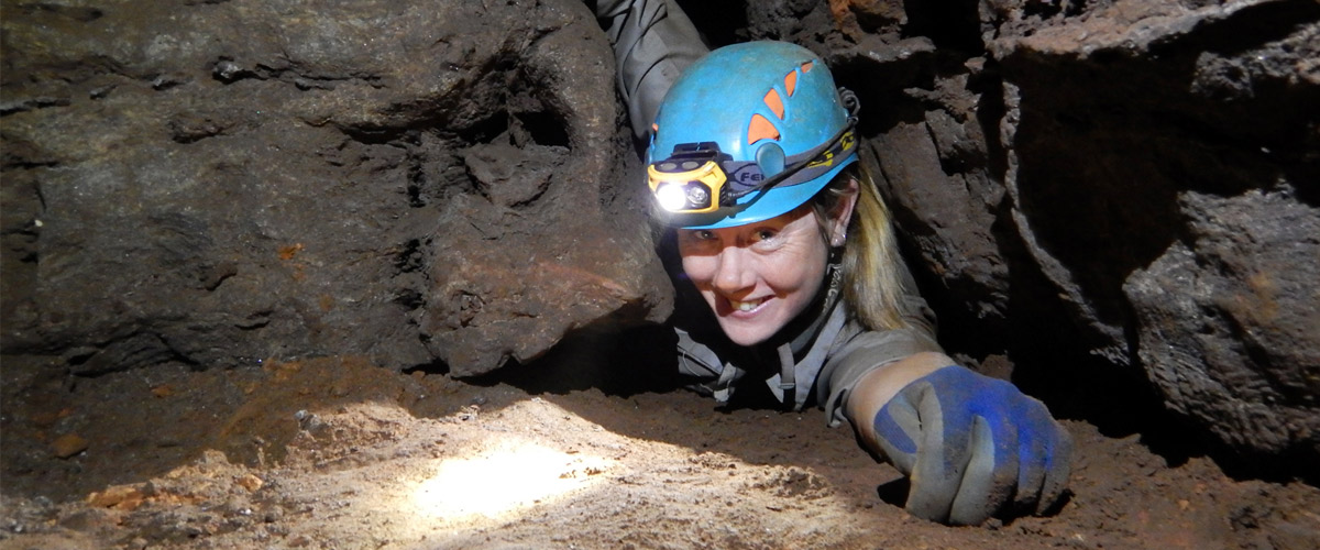 Dr Marina Elliott, Lesedi Chamber excavation leader. ©Wits University
