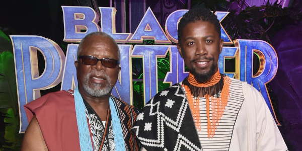 John Kani and son, Atandwa, star in Black Panther.