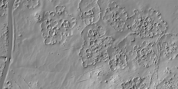 LiDAR, was used to “redraw” the remains of the city, along the lower western slopes of the Suikerbosrand hills near Johannesburg. ©  Karim Sadr