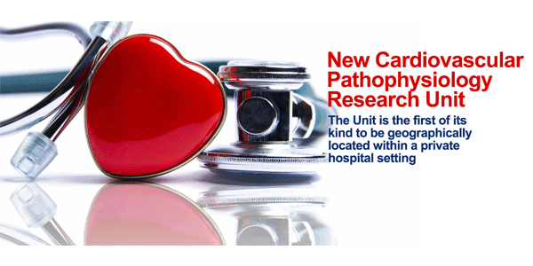 The new Wits Cardiovascular Pathophysiology Research Unit is the first of its kind to be located within a private hospital setting.