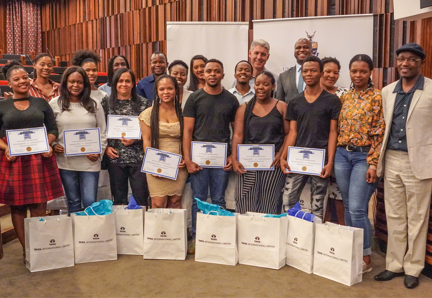 2019 TATA Postgraduate Scholarship recipients