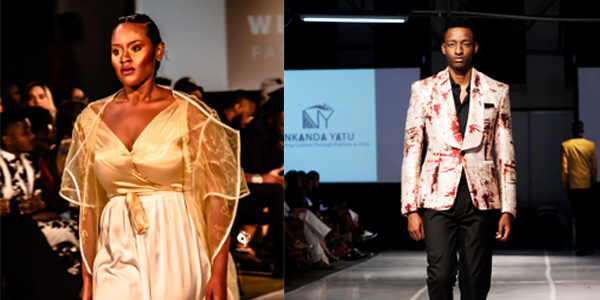 Witsies on the runway during the Namibian Fashion Week in November (Africa by Bus program)