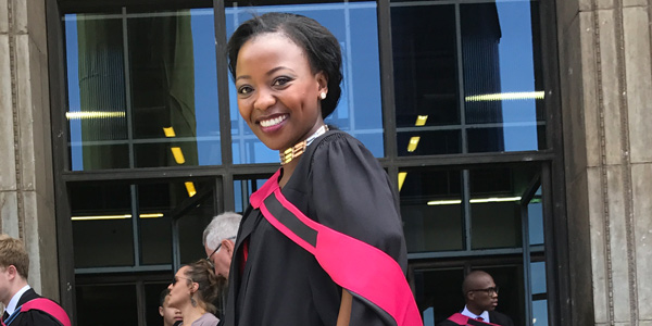 Hlengiwe Mnisi, masters student in electrical engineering Hlengiwe Mnisi, masters student in electrical engineering