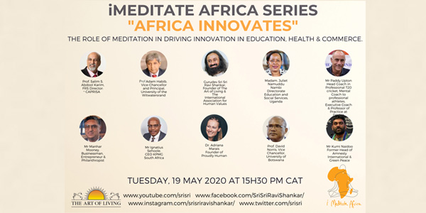 iMeditate Africa Series - Africa Innovates poster iMeditate Africa Series - Africa Innovates poster