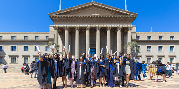 Students celebrate the fruits of hard work